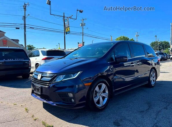 5FNRL6H72KB032665 2019 HONDA ODYSSEY Blue უკანა მარჯვენა