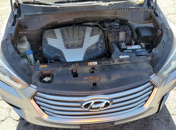 KM8SM4HFXKU298884 2019 HYUNDAI SANTA Silver VIN sticker view