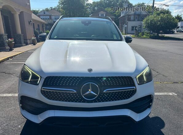 4JGFB4JB2MA406689 2021 MERCEDES-BENZ GLE Белый Вид сзади