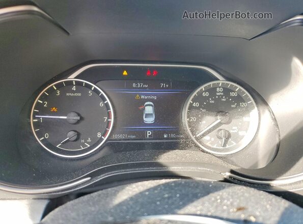 1N4AA6AP5JC410122 2018 NISSAN MAXIMA Black უკანა სავარძლების ხედი