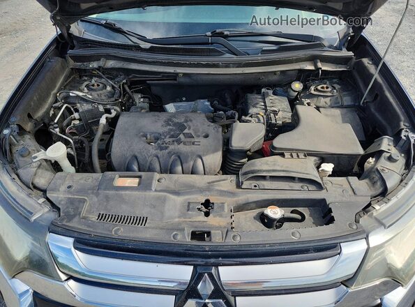JA4AZ3A3XJJ002722 2018 MITSUBISHI OUTLANDER Black VIN կոդի պիտակի տեսք