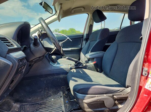 JF1GPAB61G8223540 2016 SUBARU IMPREZA Red Vista del salpicadero