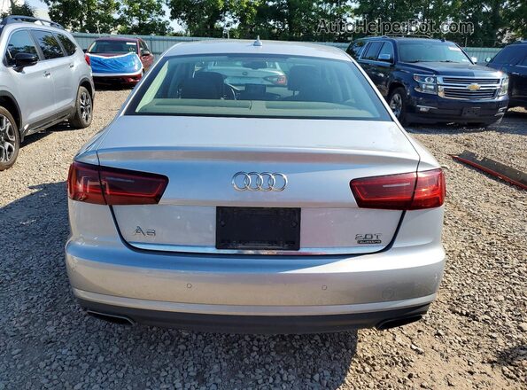 WAUGFAFC3GN076889 2016 AUDI A6 Silver Вид салону спереду