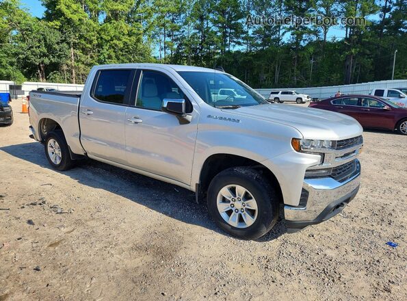 1GCPYDEK5MZ189318 2021 CHEVROLET SILVERADO Серебряный Вид спереди