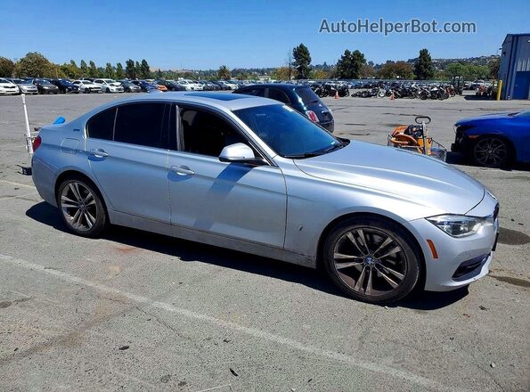 WBA8E1C57HK895095 2017 BMW 3 SERIES Silver Widok z przodu