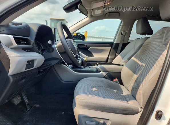 5TDKDRAH9PS019577 2023 TOYOTA HIGHLANDER White Dashboard view