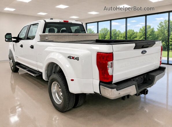1FT8W3BTXLED06320 2020 FORD F350 White წინა მარჯვენა