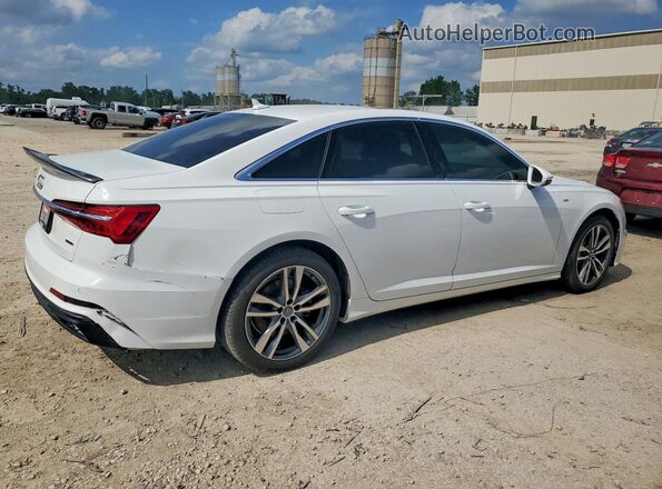WAUK2AF22KN056168 2019 AUDI A6 White Front right