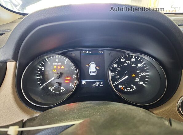KNMAT2MV1JP597441 2018 NISSAN ROGUE Blue Vista de los asientos traseros