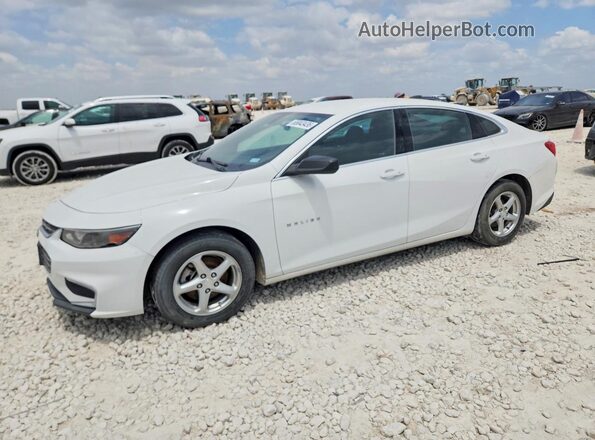 1G1ZB5ST3HF209918 2017 CHEVROLET MALIBU Белый Задняя левая четверть