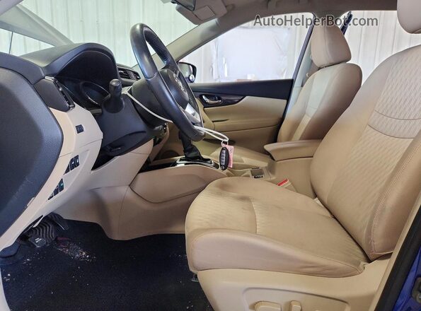 KNMAT2MV1JP597441 2018 NISSAN ROGUE Blue Vista del salpicadero