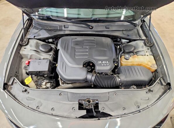 2C3CDXHG2HH581976 2017 DODGE CHARGER Серый Вид подкапотного пространства