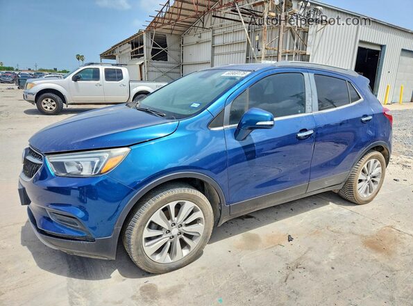 KL4CJASB6KB787696 2019 BUICK ENCORE Blue Rear left