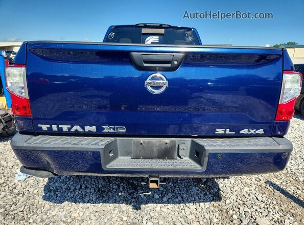 1N6BA1F48GN514954 2016 NISSAN TITAN Синий Вид салона спереди