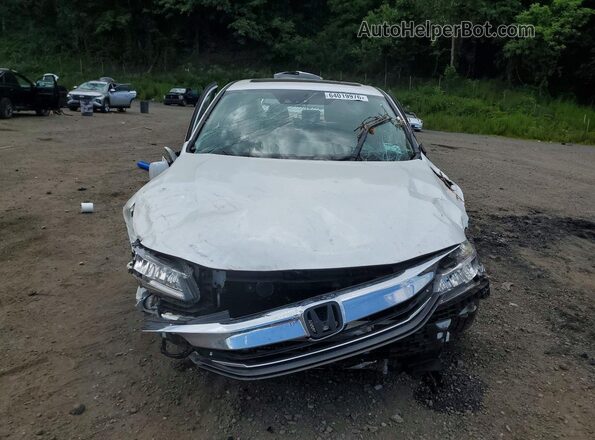 1HGCR3F96GA004974 2016 HONDA ACCORD Белый Вид сзади