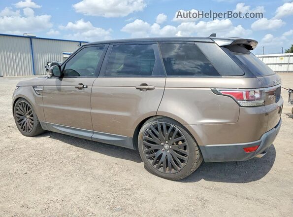 SALWR2PF9GA106272 2016 LAND ROVER RANGE Желто-коричневый Задняя правая четверть