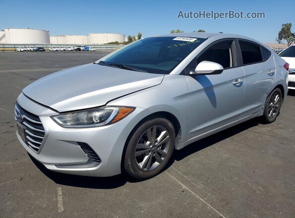 5NPD84LF0JH220275 2018 HYUNDAI ELANTRA Серебряный Задняя левая четверть
