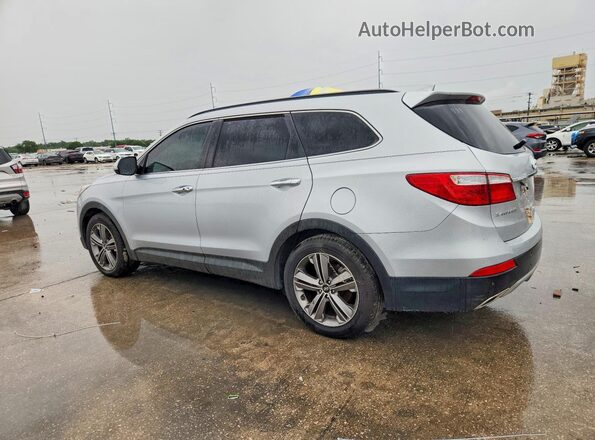 KM8SR4HF8GU134428 2016 HYUNDAI SANTA Silver Задня права чверть