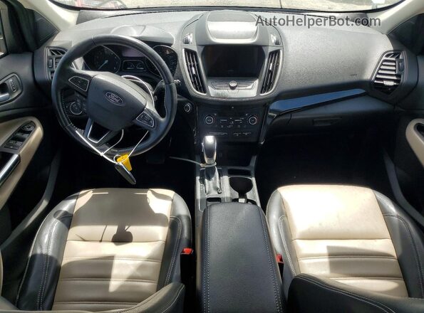 1FMCU0HD1KUA47621 2019 FORD ESCAPE White Vista del cuadro de instrumentos