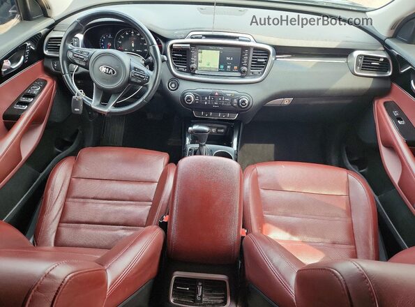 5XYPKDA57JG406511 2018 KIA SORENTO Черный Вид щитка приборов