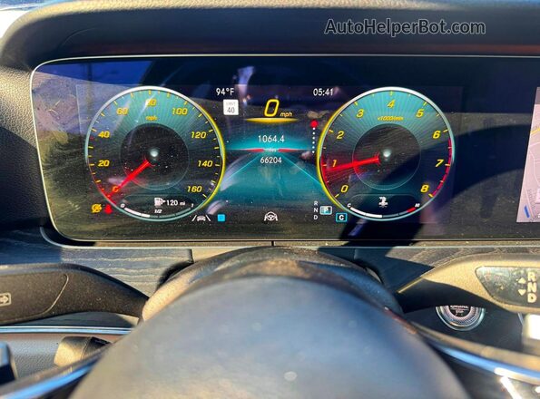W1KZF8DB0MA889632 2021 MERCEDES-BENZ E Black Vista del cuadro de instrumentos