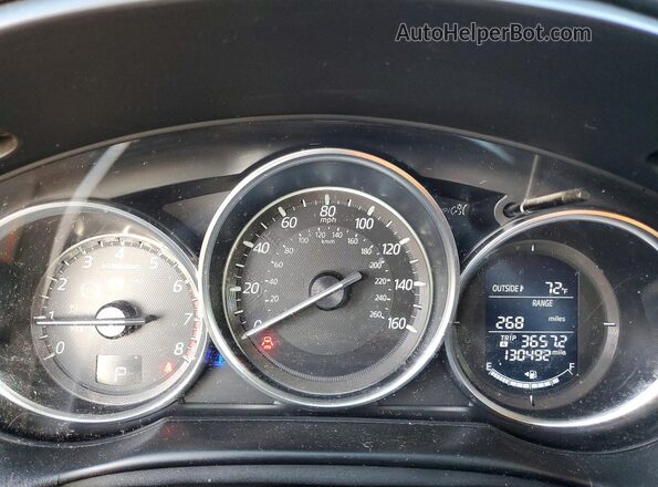 JM3KE2CYXG0872811 2016 MAZDA CX-5 White უკანა სავარძლების ხედი