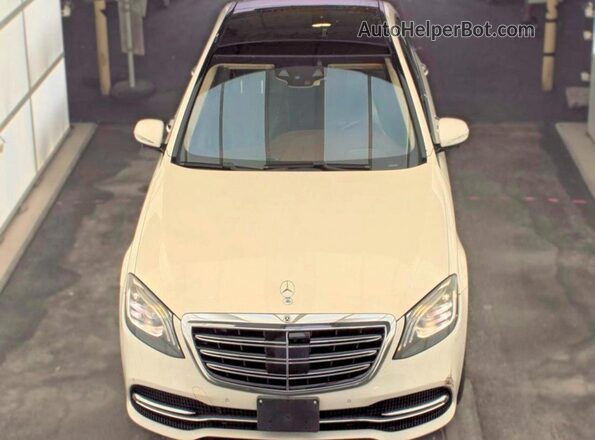 WDDUG8DB7JA369186 2018 MERCEDES-BENZ S White Vista interior de 360 grados