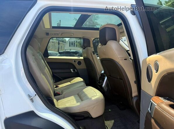 SALWR2RVXJA803154 2018 LAND ROVER RANGE ROVER White Widok tylnych siedzeń