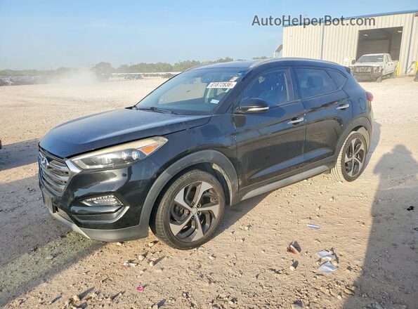 KM8J33A22JU789934 2018 HYUNDAI TUCSON Black Tył lewy