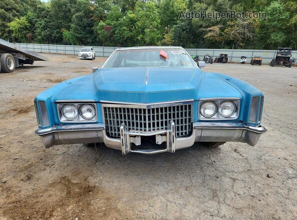 6L47520421187 1972 CADILLAC ELDORADO Blue უკანა ხედი