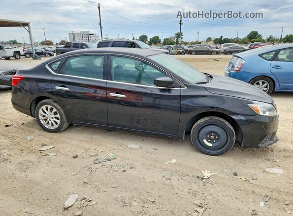 3N1AB7AP6JL646086 2018 NISSAN SENTRA Black Widok z przodu
