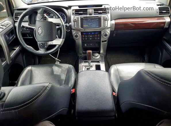 JTEBU5JR3K5685877 2019 TOYOTA 4RUNNER Black Instrument cluster view
