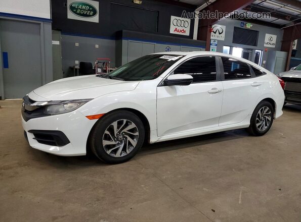 19XFC2F75HE228225 2017 HONDA CIVIC White Tył lewy