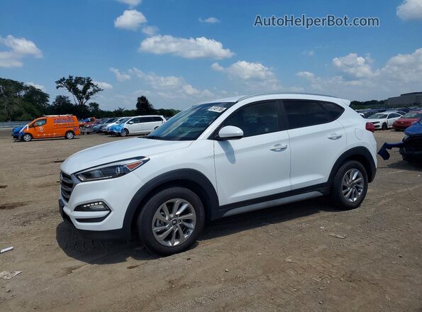 KM8J3CA42JU603486 2018 HYUNDAI TUCSON White Задня ліва чверть
