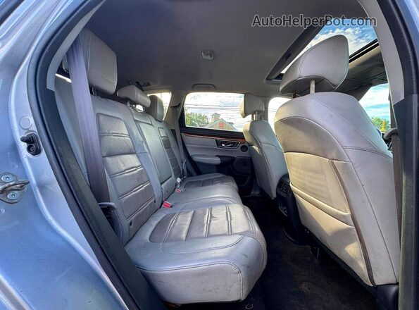 2HKRW2H81JH637155 2018 HONDA CR-V Gray უკანა ხედი