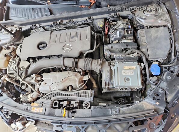 WDD5J4GB7LN064664 2020 MERCEDES-BENZ CLA-CLASS Gray Engine compartment view
