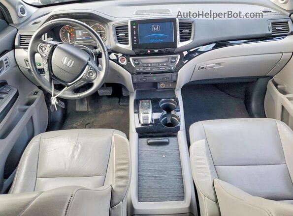 5FNYF5H95GB039180 2016 HONDA PILOT Gray Vista del cuadro de instrumentos