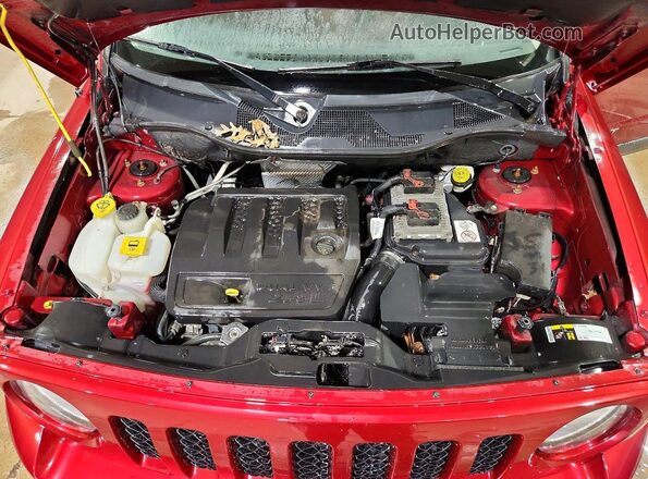 1C4NJRFBXHD179250 2017 JEEP PATRIOT Maroon Vista de la etiqueta del VIN