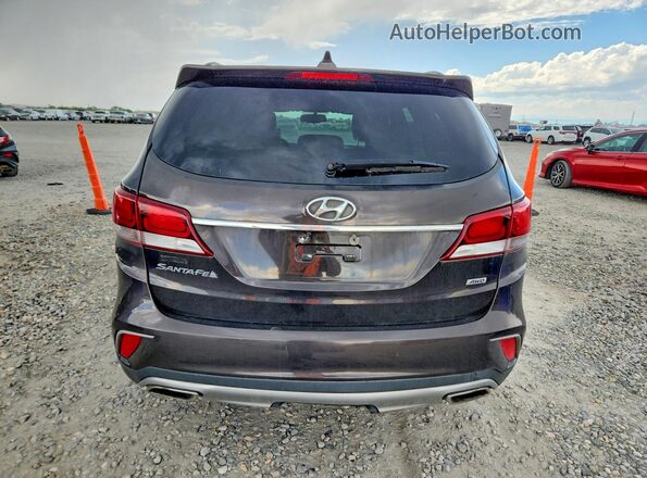 KM8SMDHF6HU220157 2017 HYUNDAI SANTA FE Brown Widok wnętrza z przodu