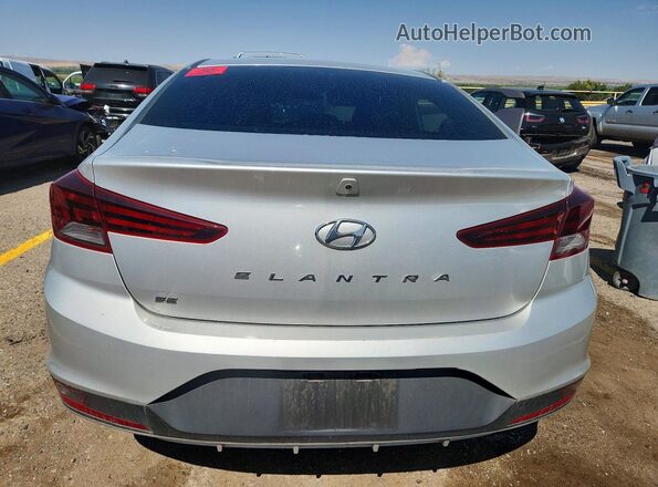 5NPD74LF9KH482297 2019 HYUNDAI ELANTRA Silver წინა სალონის ხედი