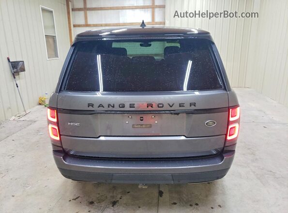 SALGS2SV7JA384697 2018 LAND ROVER RANGE Gray Widok wnętrza z przodu