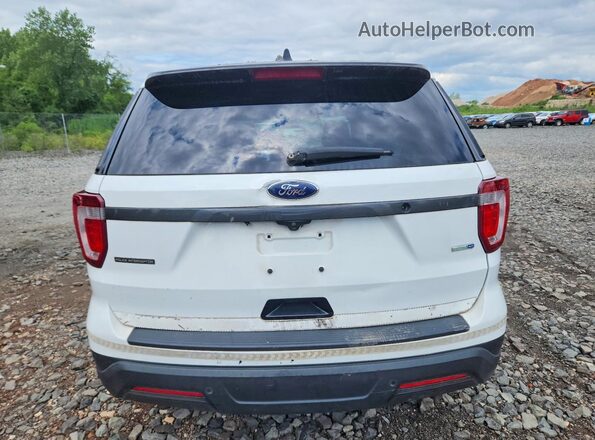 1FM5K8AR6KGB22931 2019 FORD EXPLORER Белый Вид салона спереди