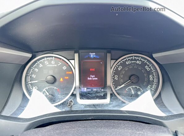 3TMCZ5AN6GM017063 2016 TOYOTA TACOMA Silver Vista del cuadro de instrumentos