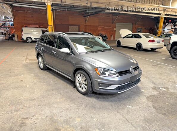 3VWH17AU3HM538840 2017 VOLKSWAGEN GOLF Gray Задня ліва чверть