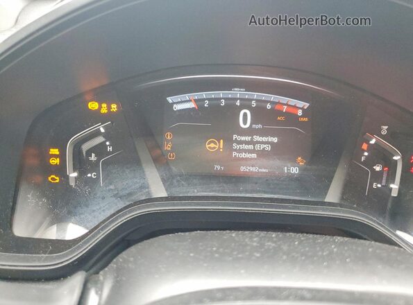 5J6RW1H22LA012192 2020 HONDA CR-V Silver Vista de los asientos traseros