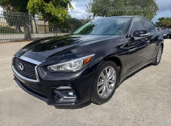 JN1EV7AP1MM701174 2021 INFINITI Q50 Black Tył lewy