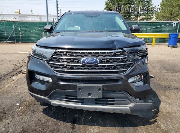 1FMSK8DH0PGC03260 2023 FORD EXPLORER Black Вид ззаду