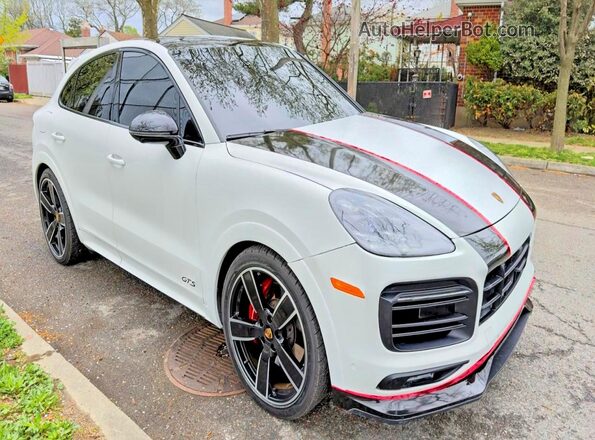 WP1BG2AY1NDA56239 2022 PORSCHE CAYENNE White Հետևի ձախ
