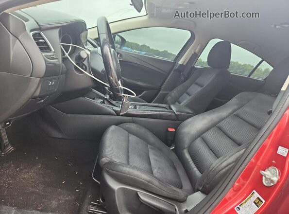 JM1GJ1U56G1407252 2016 MAZDA 6 Red Widok deski rozdzielczej