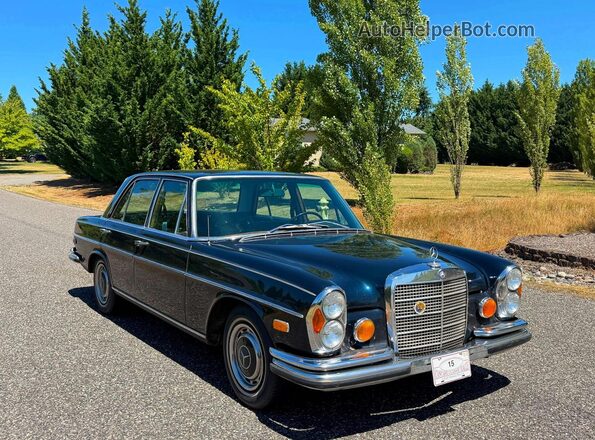 10801612012182 1968 MERCEDES-BENZ 280S Синий Задняя левая четверть